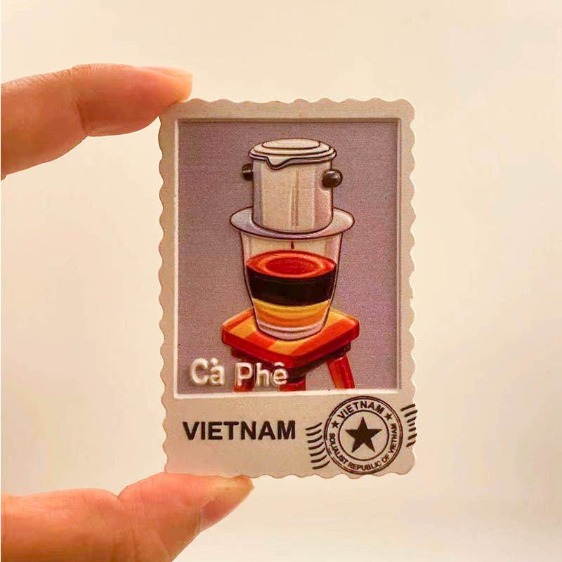 Vietnam Souvenir Fridge Magnet - 3D Cultural Landmark, Food & Travel Decor 4 vietnam souvenir fridge magnet 3d cultural landmark, food & travel decor