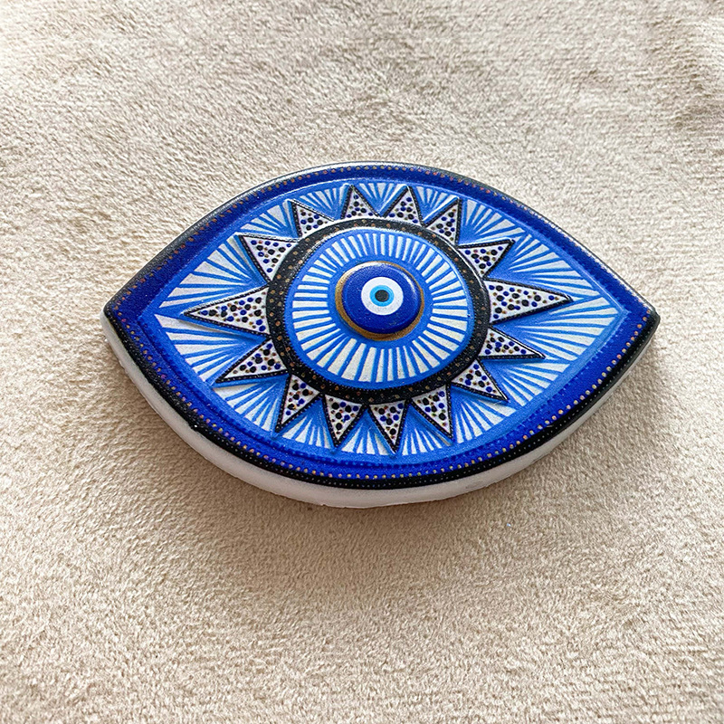 Greek Evil Eye Souvenir Magnet - 3D Protective Amulet & Cultural Decor 7 greek evil eye souvenir magnet 3d protective amulet & cultural decor