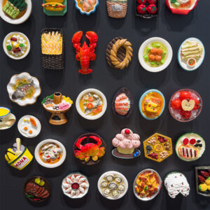 decorative 3d food magnets cute kitchen home accents
