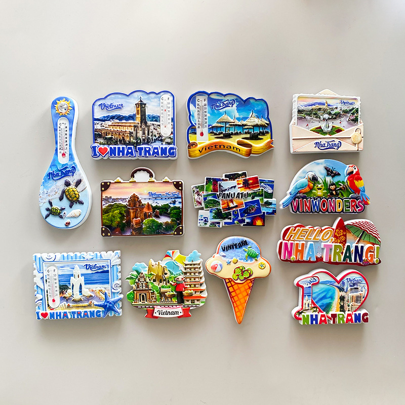 Vietnam Souvenir Fridge Magnet - 3D Travel Landmark Decor 1 vietnam souvenir fridge magnet 3d travel landmark decor