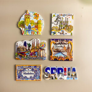 Company spain souvenir fridge magnet 3d flamenco & spanish landmark decor