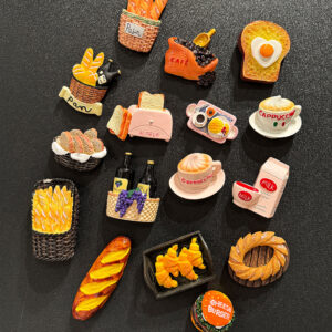 decorative artisan food magnets cute kitchen & coffee bar ornaments