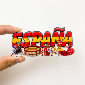 spain souvenir fridge magnet 3d spanish landmark & culture decor