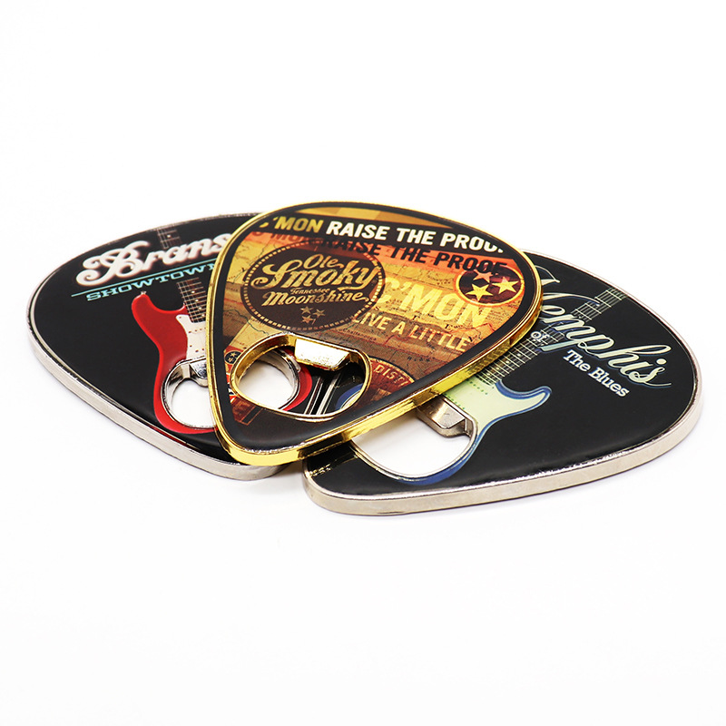 Guitar Pick Bottle Opener Fridge Magnet 2 guitar pick bottle opener fridge magnet