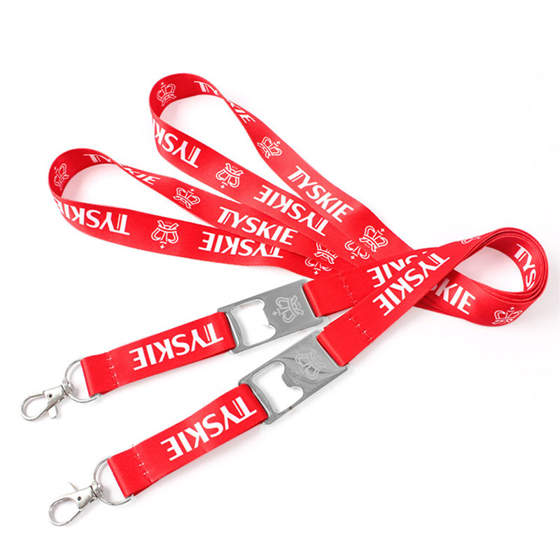 custom bottle opener lanyards personalized beverage keyring neck straps