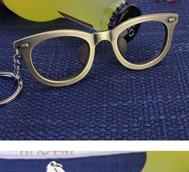 Eyeglasses Shaped Bottle Opener Keychain 4 eyeglasses shaped bottle opener keychain