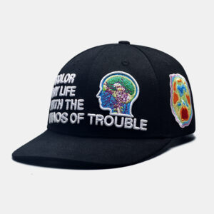 Graphic Printed Curved Brim Trucker Hat Custom Logo Summer UV Protection Cap For Fishing Casual Daily Street Wear