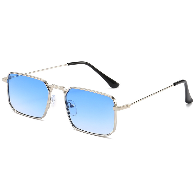 Unisex Metal Square Sunglasses Classic Hong Kong Hip Hop Style UV Protection Daily Driving Trendy Shades 5 Unisex Metal Square Sunglasses Classic Hong Kong Hip Hop Style UV Protection Daily Driving Trendy Shades - Image 5