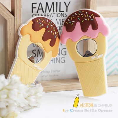 ice cream shaped bottle opener creative magnetic kitchen gadget